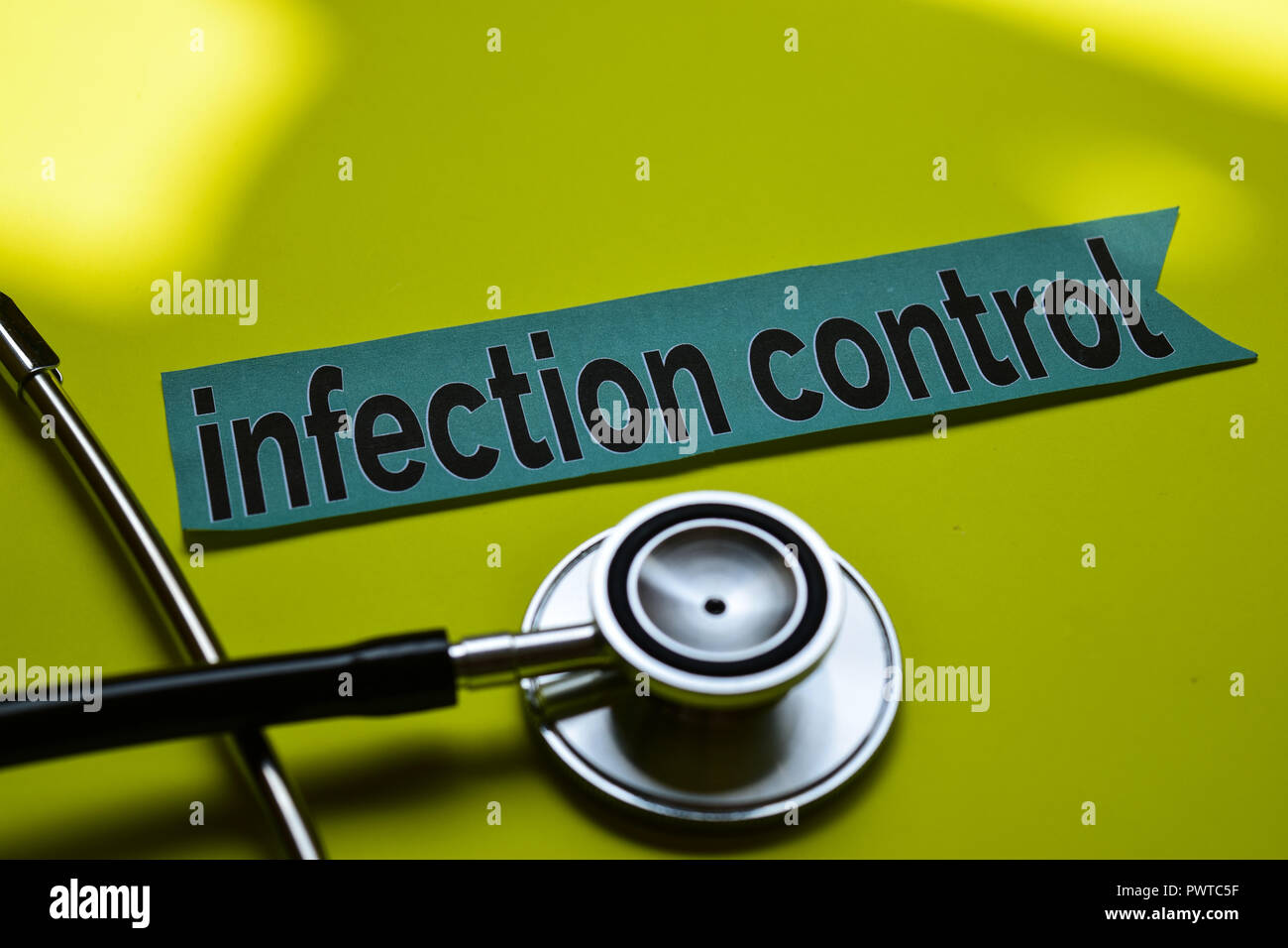 Infection control stethoscope concept hi res stock photography and