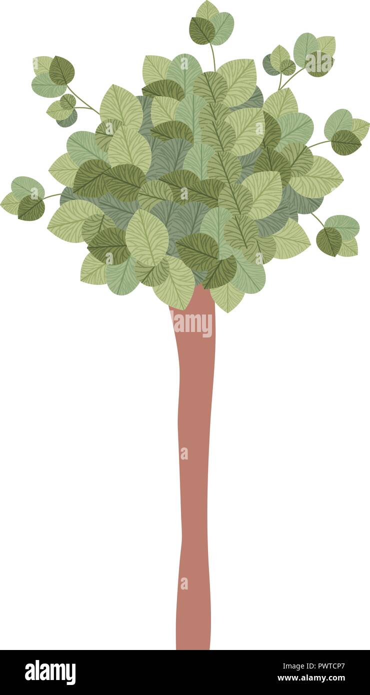 trees plants landscape scene isolated icon Stock Vector Image & Art - Alamy