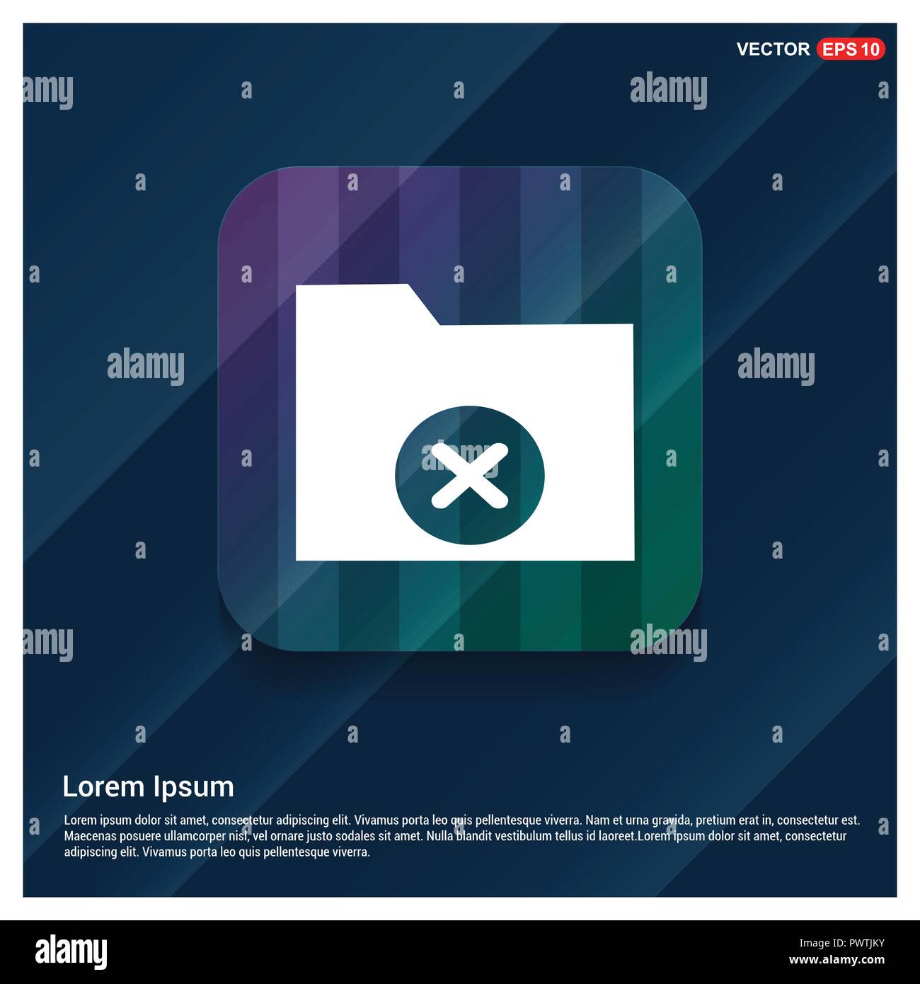 Computer Folder Icon Stock Vector Image & Art - Alamy