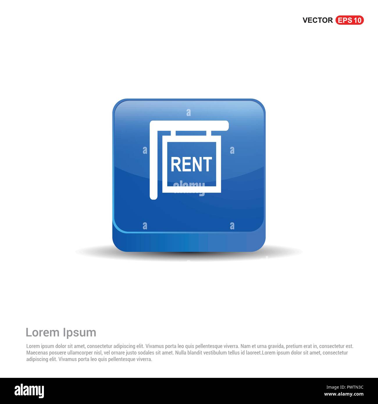 3d house line blue white home estate hi-res stock photography and ...