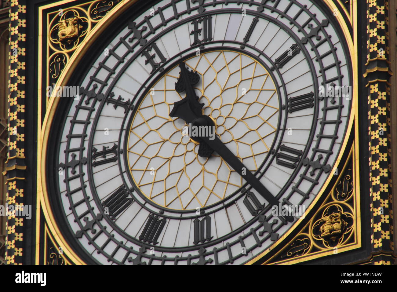 Westminster Tower clock face Stock Photo Alamy