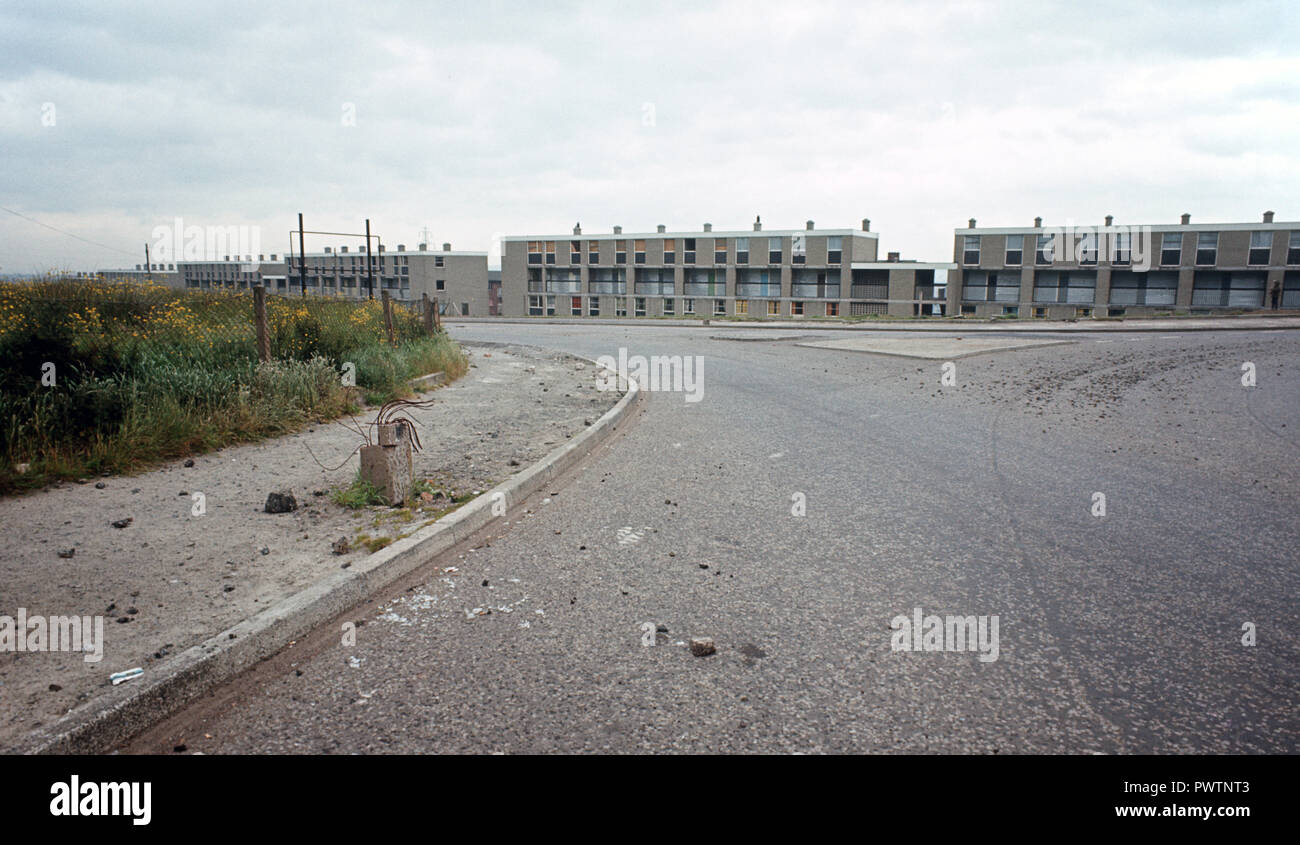 Outskirts of Ballymurphy, a predominately nationalist Estate, West
