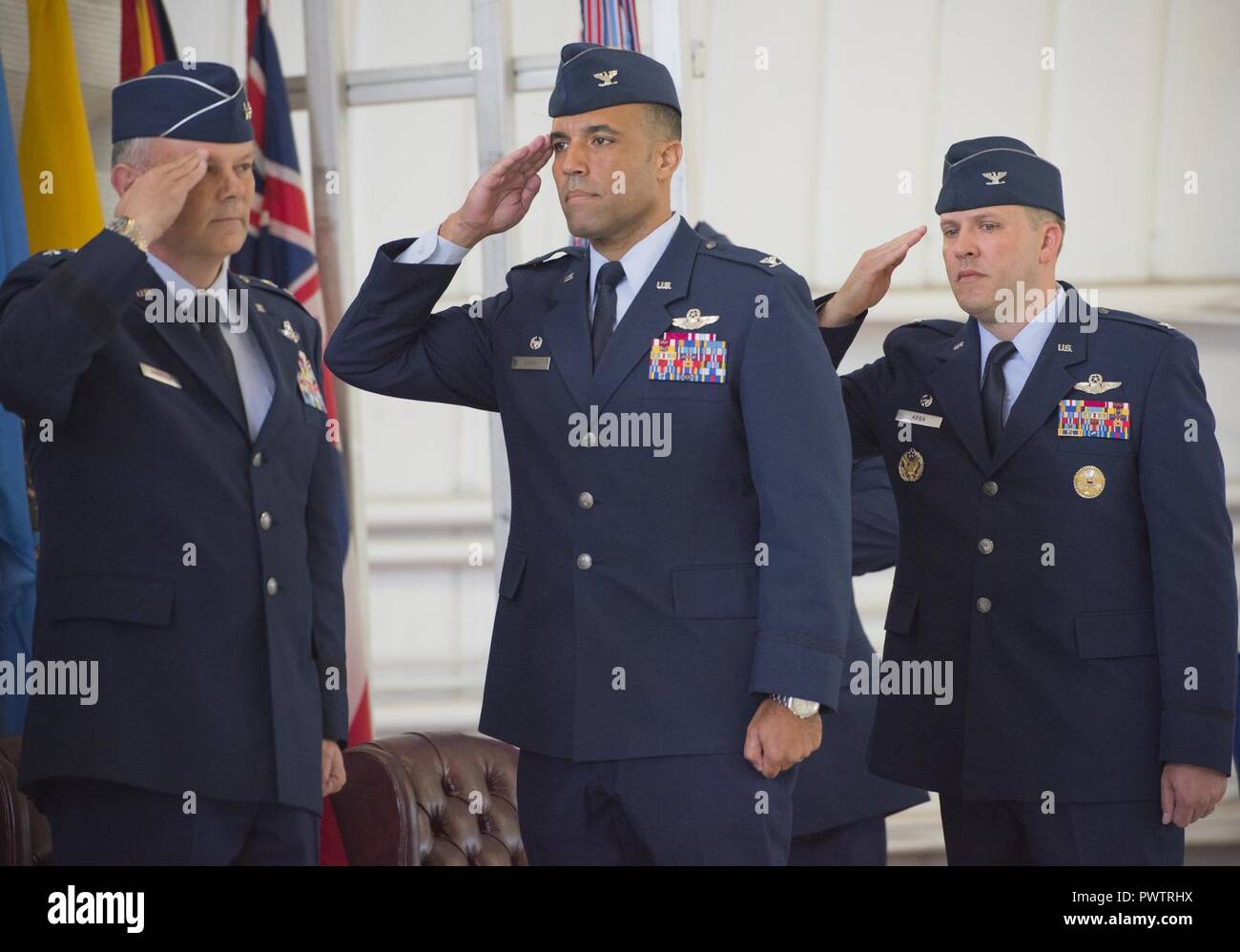 Maj. Gen. Glen VanHerck, Air Force Warfare Center Commander, Col ...