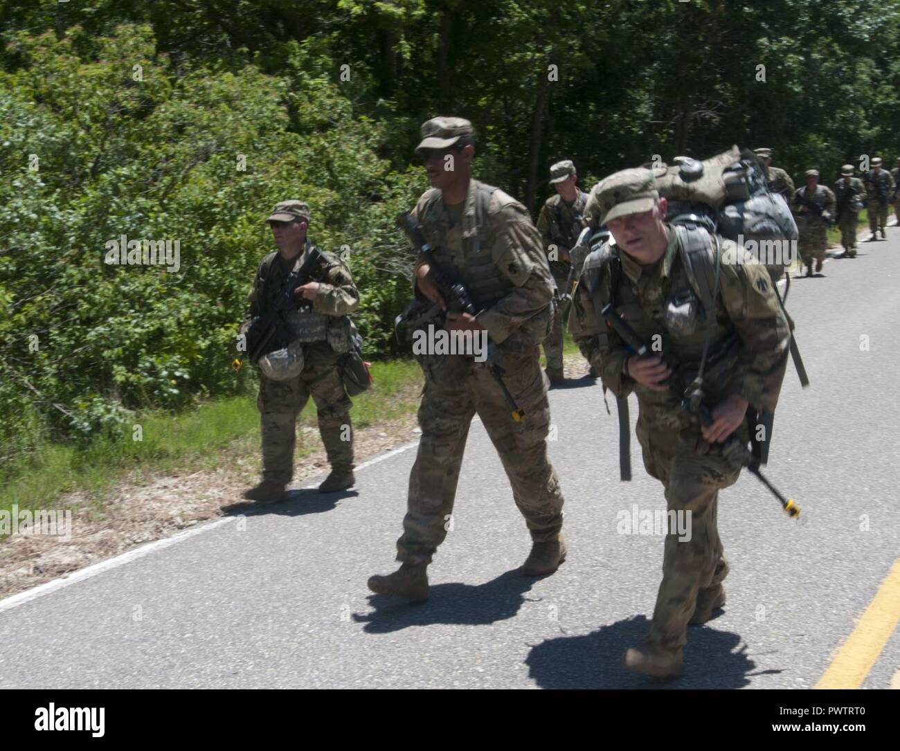 Soldiers with Alpha Company, 1st Battalion, 279 Infantry Regiment, 45th ...