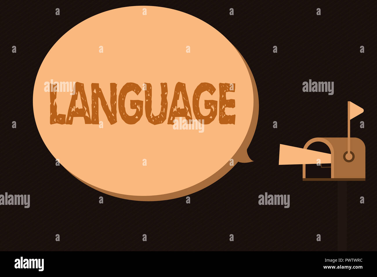 Handwriting Text Language Concept Meaning Method Huanalysis Communication Either Spoken Written Consisting Words Stock Photo Alamy