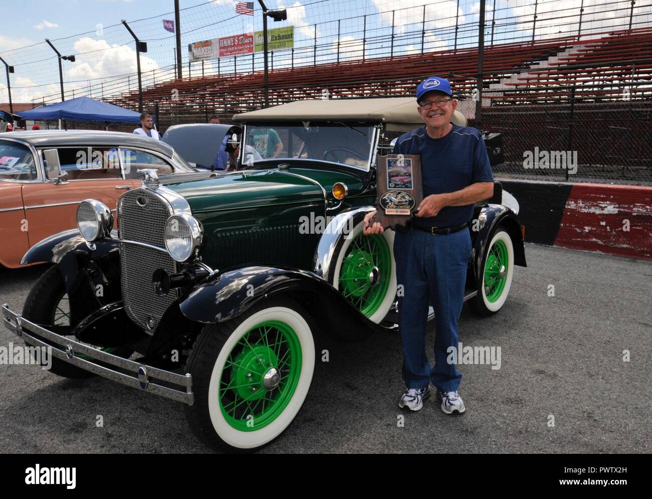 John Stockwell took Best in Show with his 1931 Model A DeLuxe Roadster