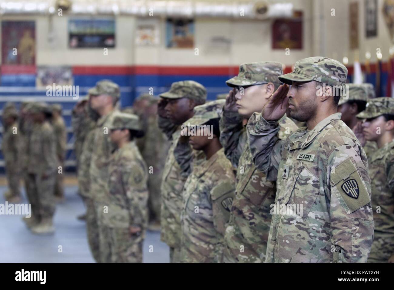 Soldiers from the 371st Sustainment Brigade and the 369th Sustainment ...