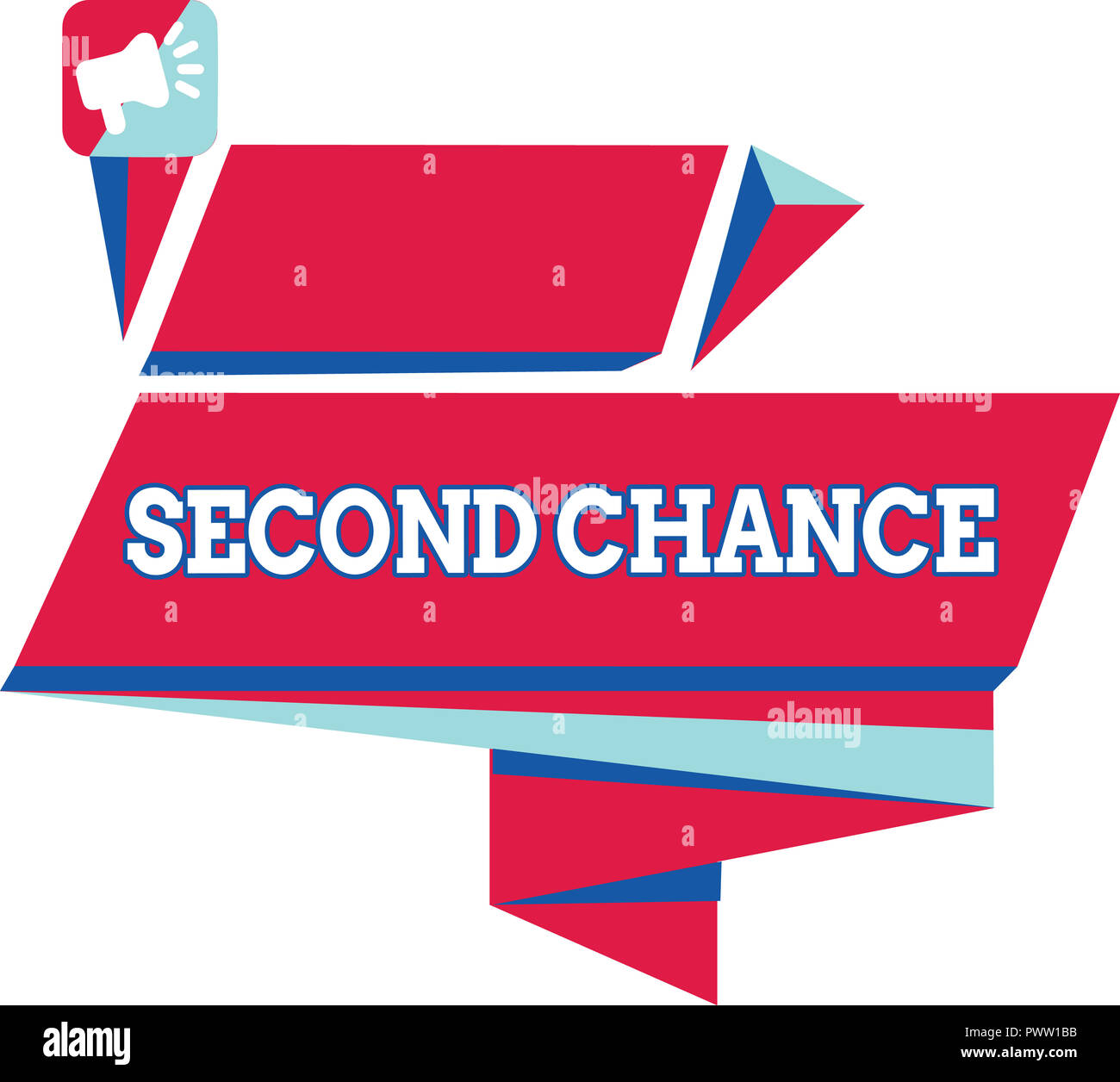 Text sign showing Second Chance. Concept meaning Giving another shot  Engaged again to business venture Illustration Of Empty Big Chat Box For  Waiting Stock Photo - Alamy