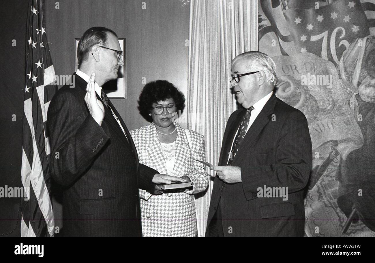 John Tennent taking an oath Stock Photo Alamy