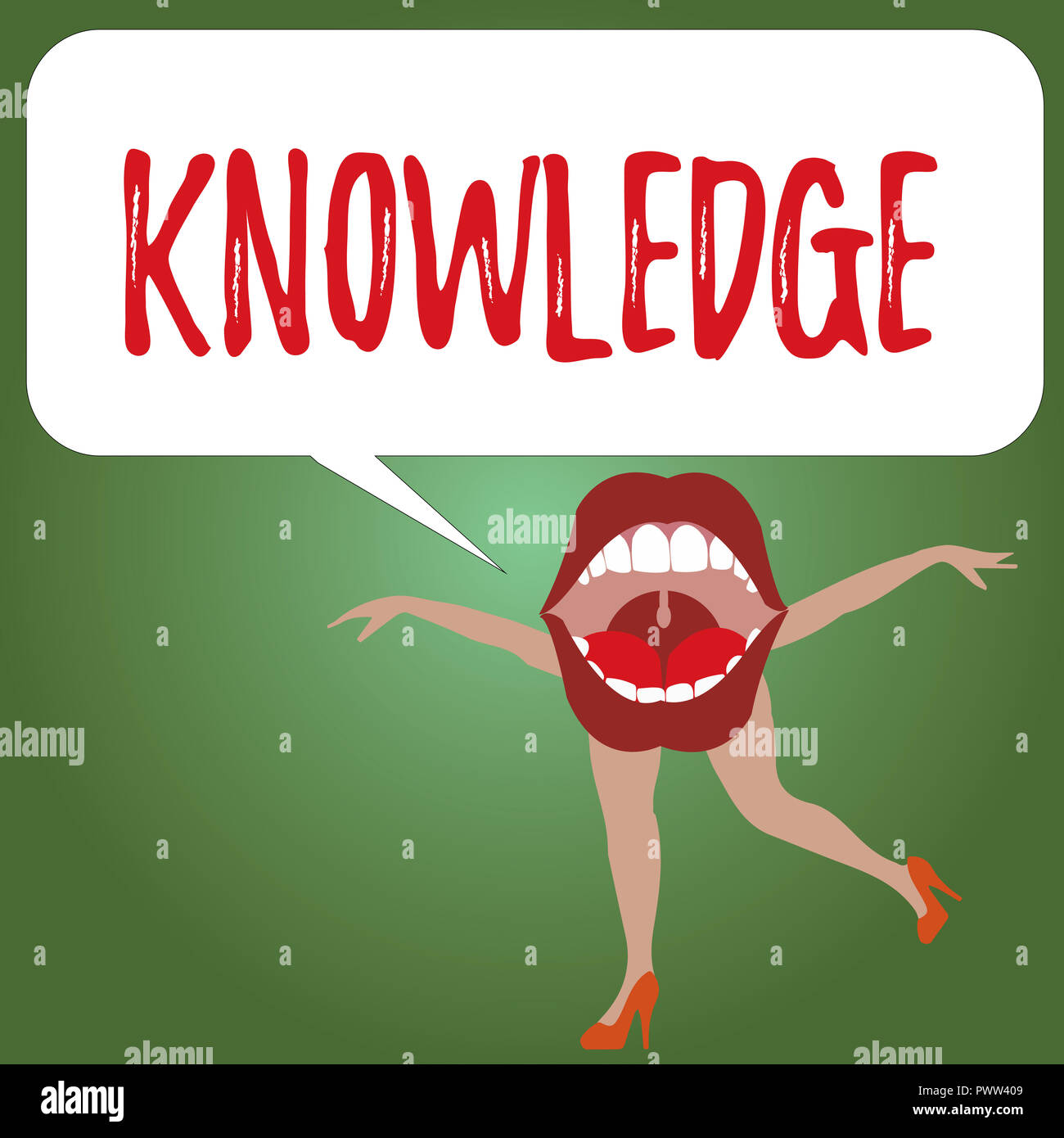 Handwriting text Knowledge. Concept meaning Facts information skills