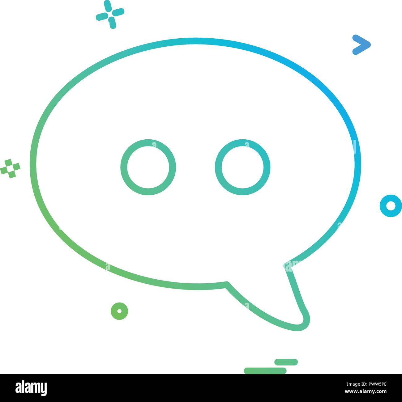 Message icon design vector Stock Vector Image & Art - Alamy