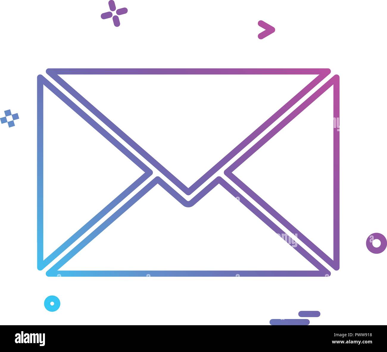 email sms mail icon vector Stock Vector Image & Art - Alamy