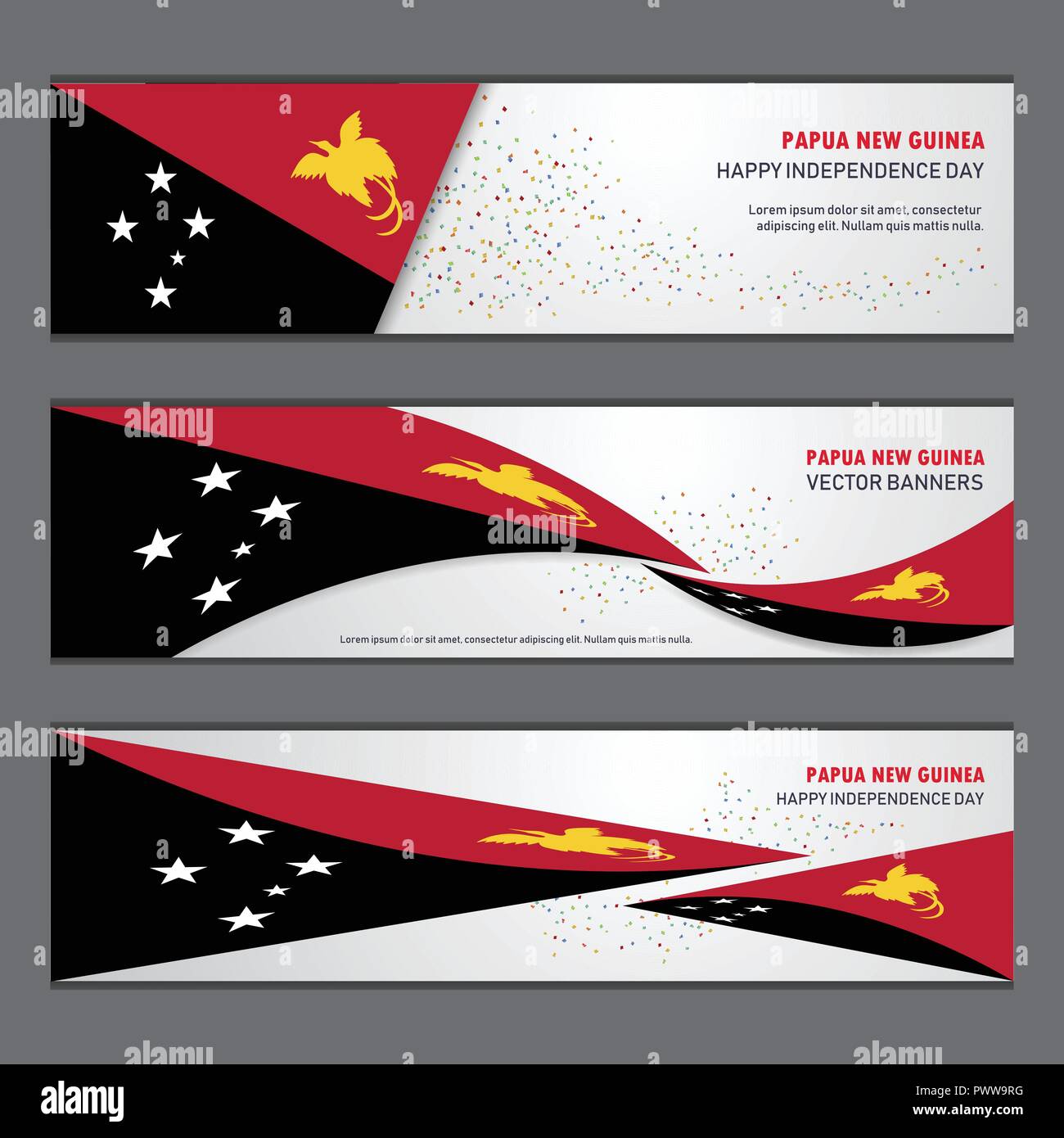 Papua New Guinea independence day abstract background design banner and  flyer, postcard, landscape, celebration vector illustration Stock Vector  Image & Art - Alamy