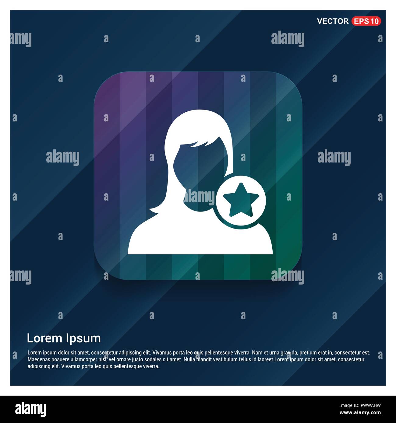 Favorite user icon Stock Vector Image & Art - Alamy