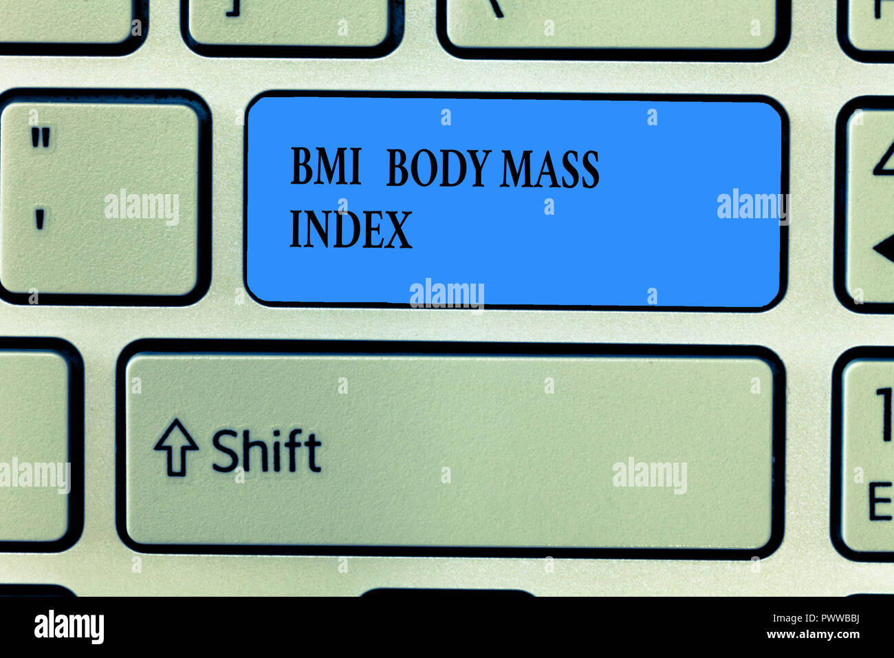 Body Mass Index Measurement High Resolution Stock Photography