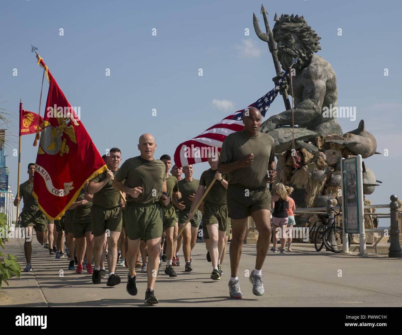 Col. Charles Dunne, commanding officer, Headquarters and Service