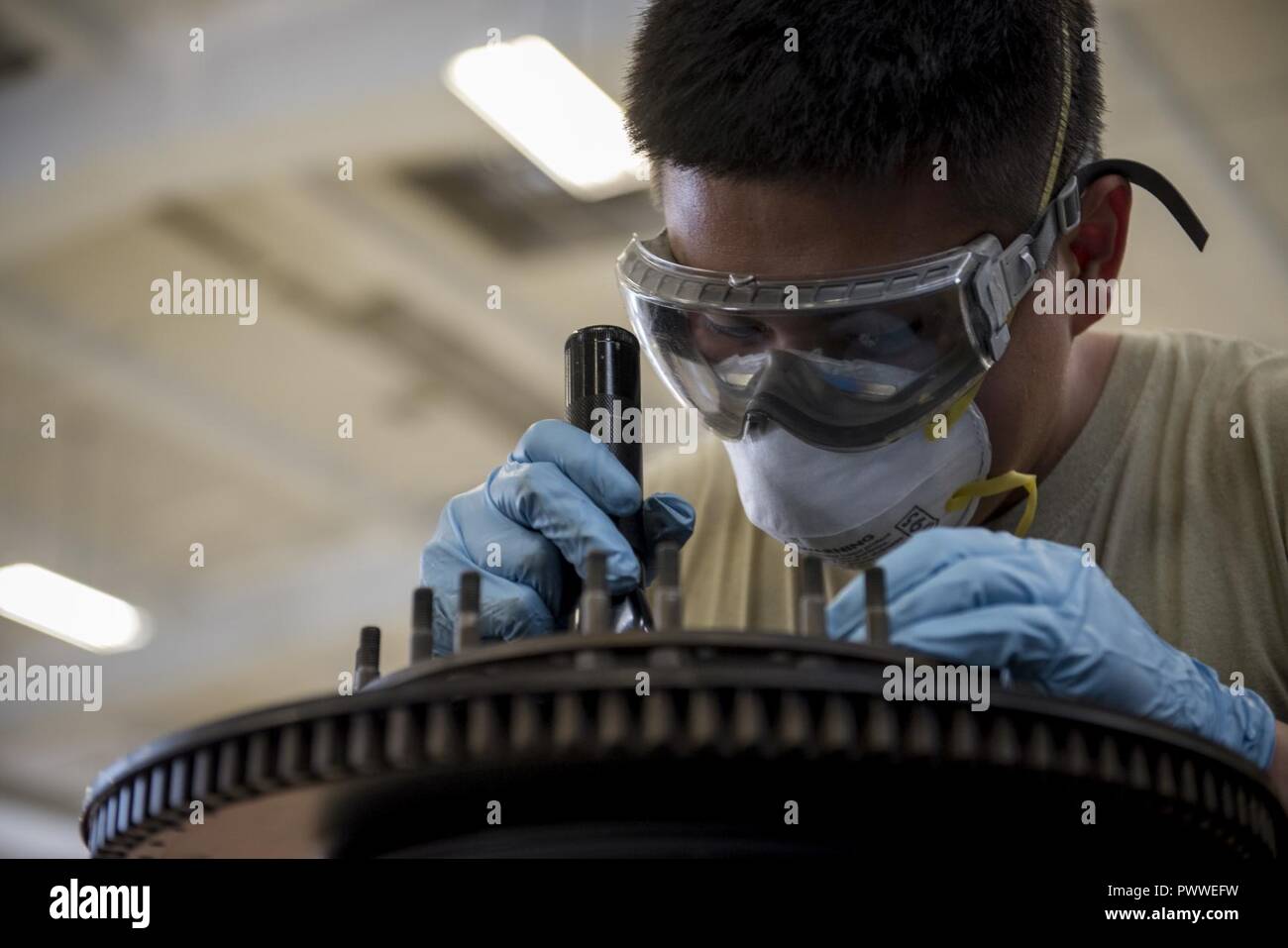 U.S. Air Force Senior Airman Jimmy Thompson, 18th Component Maintenance ...