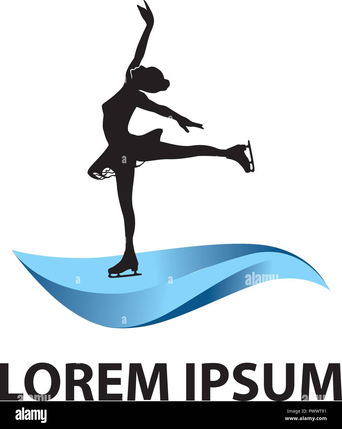 ice skating Stock Vector Image & Art Alamy