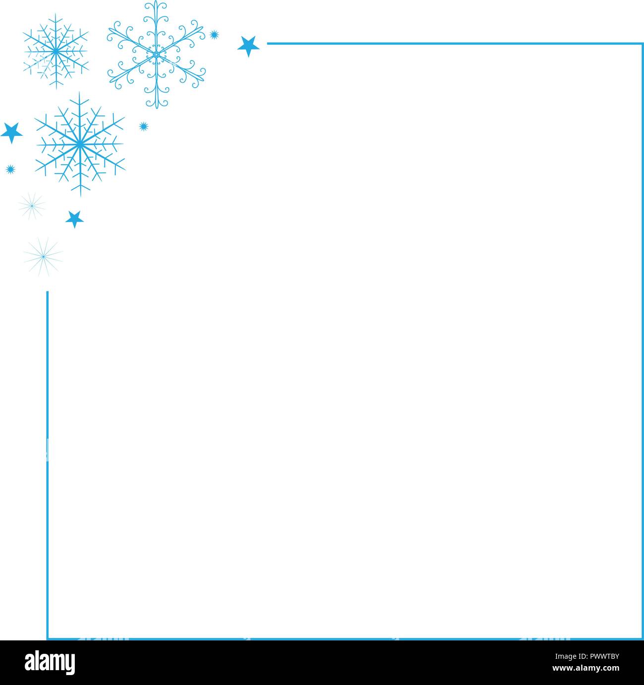 Snowfall theme Stock Vector Images - Alamy