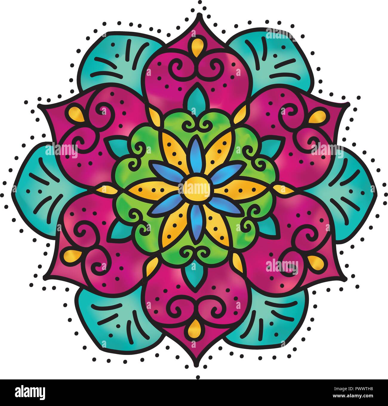 Premium Vector  Mandala design is a freehand drawing book for adults.