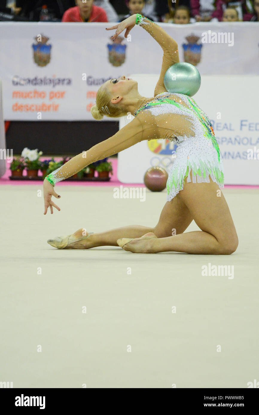 rhythmic gymnastics competition Stock Photo Alamy