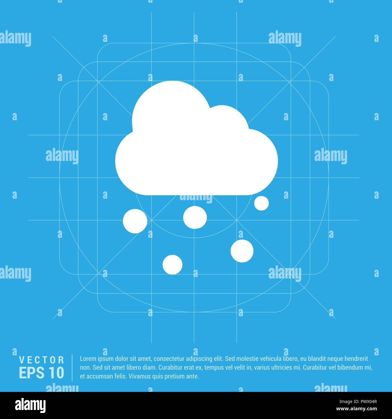 Cloud Raining Icon Stock Vector Image & Art - Alamy