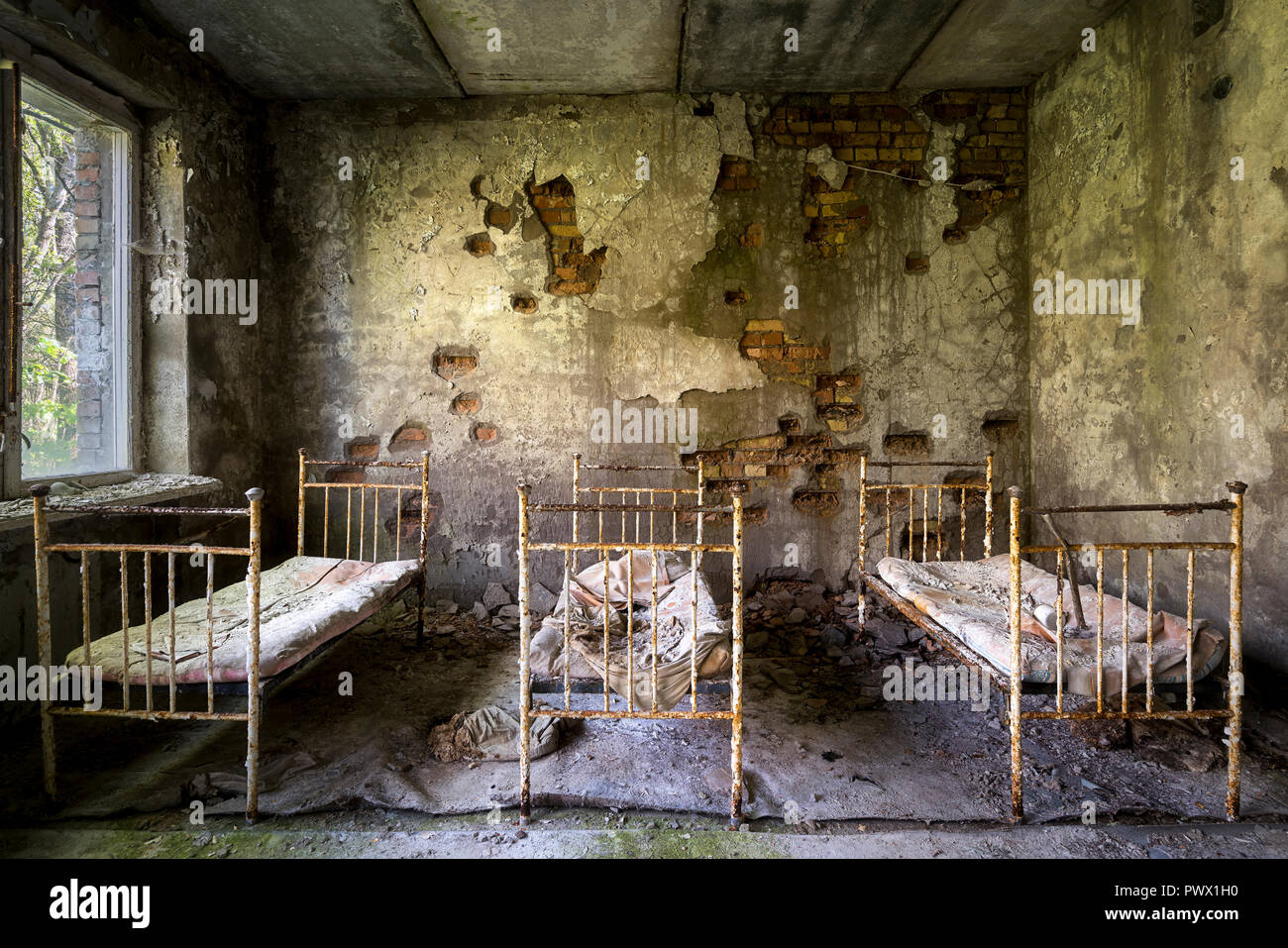 Chernobyl Abandoned Hospital Room