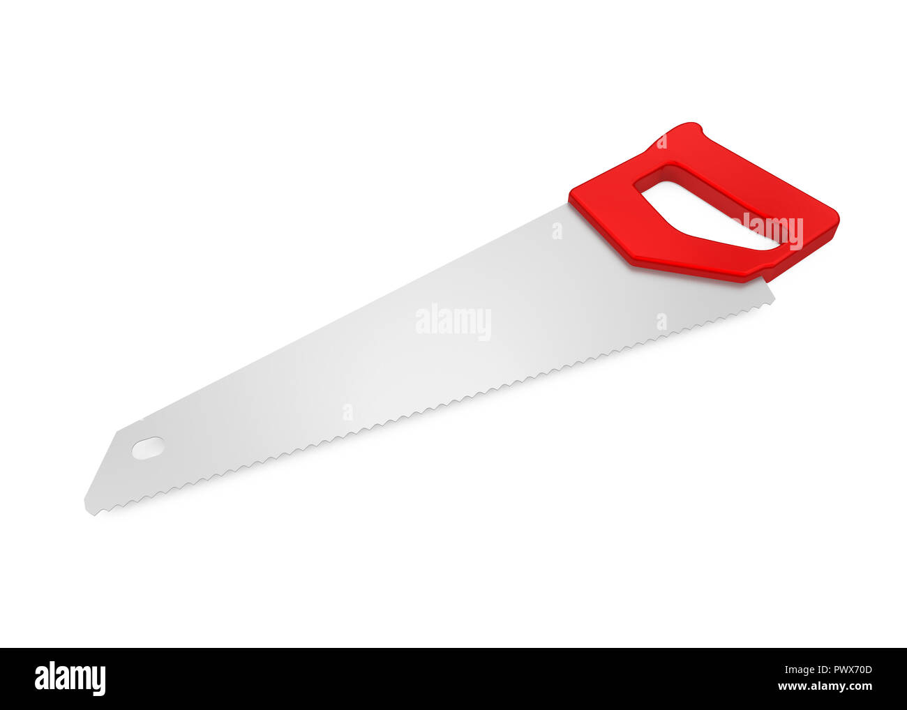 Hand Saw Isolated Stock Photo Alamy