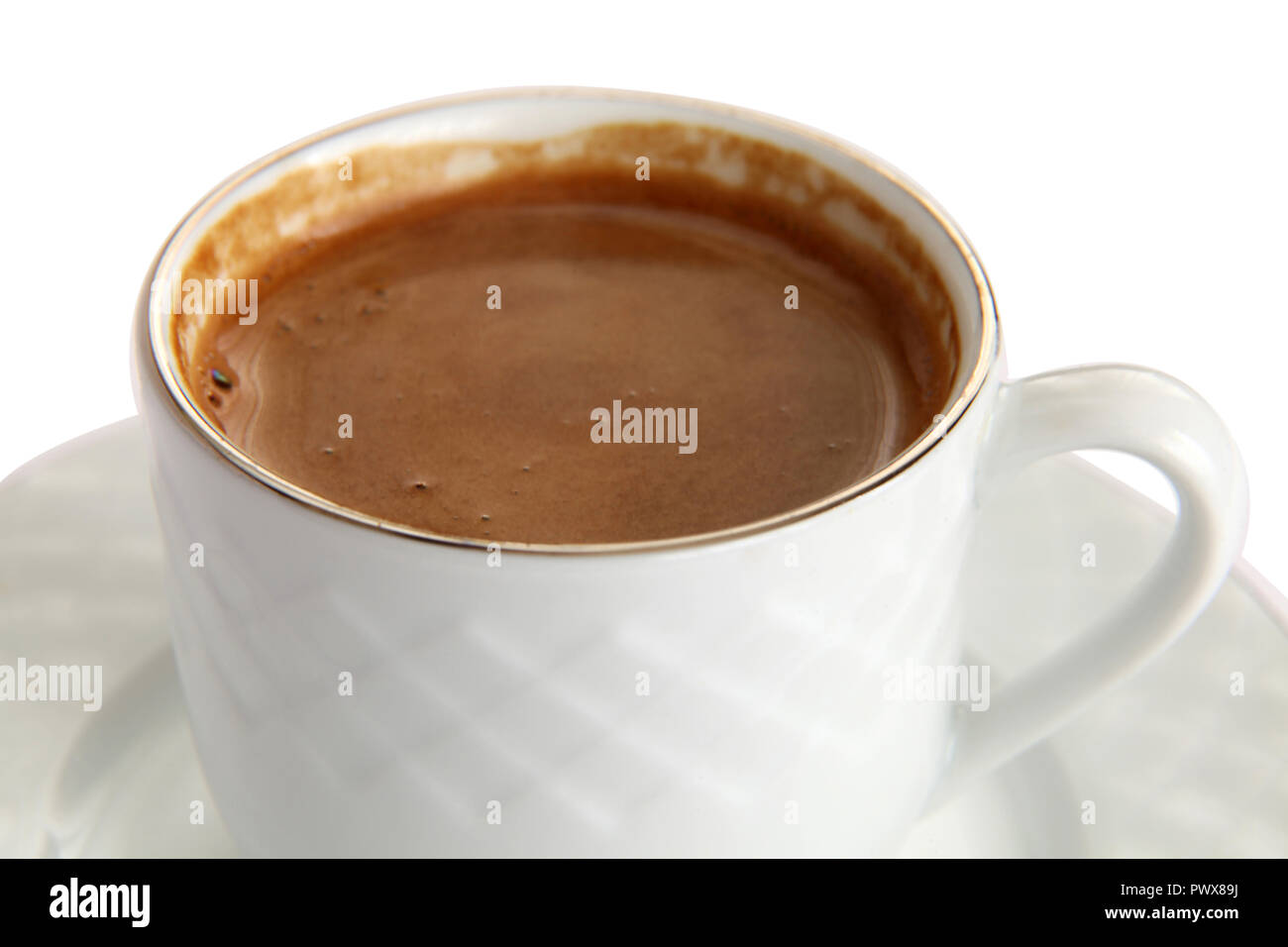 Turkish coffee, foamy Stock Photo Alamy
