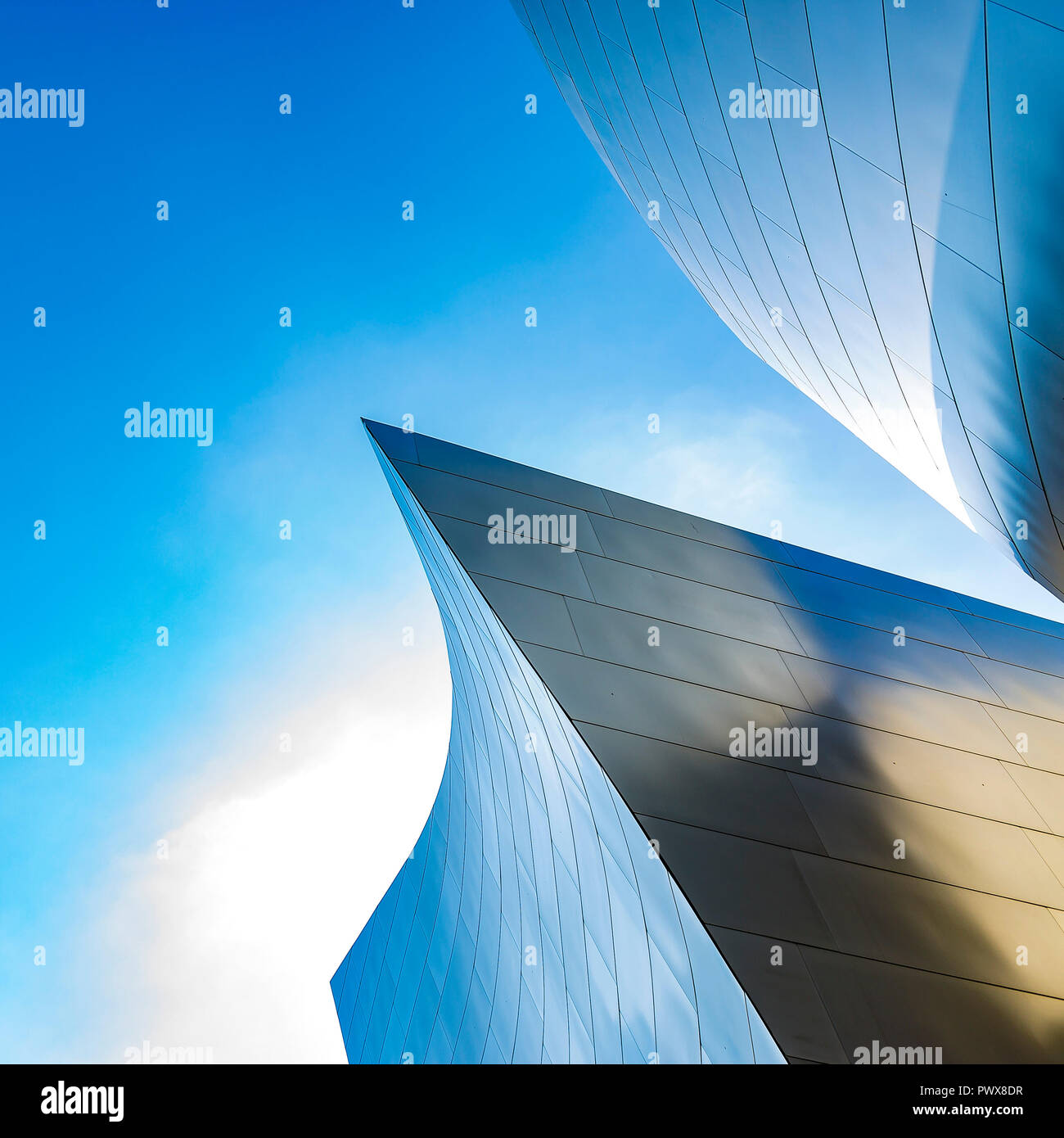 Upward Abstract Ultramodern design of an abstract building upward Stock Photo - Alamy