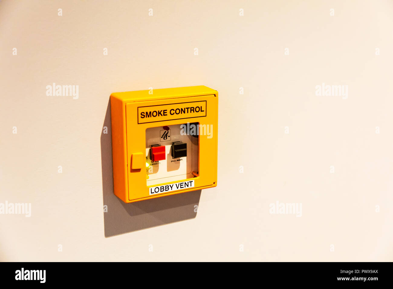 Smoke vent switch, Smoke Alarms, Smoke Control alarm, Smoke alarm, vent