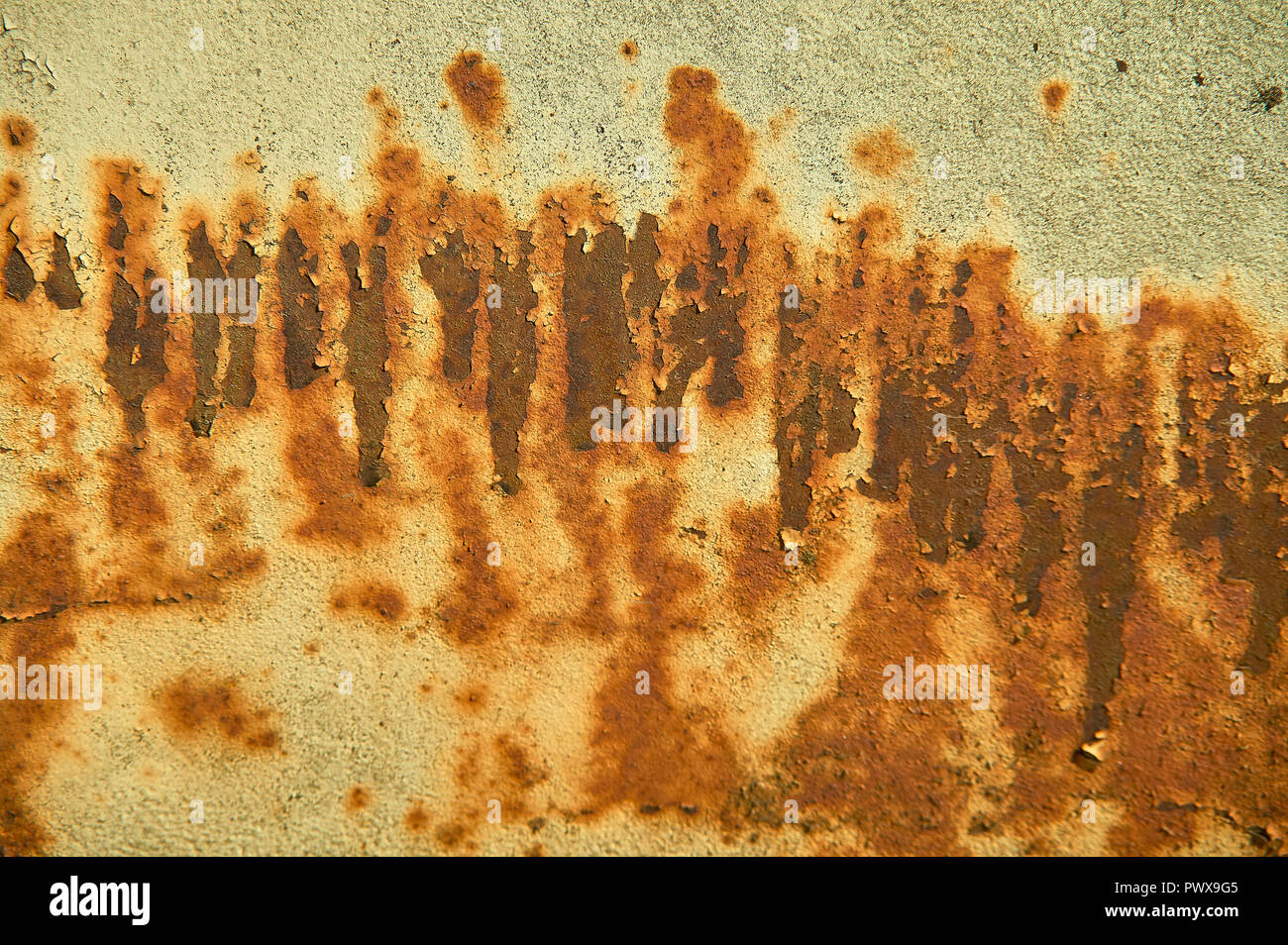 High definition texture of a rusty, weathered ferrous surface Stock ...
