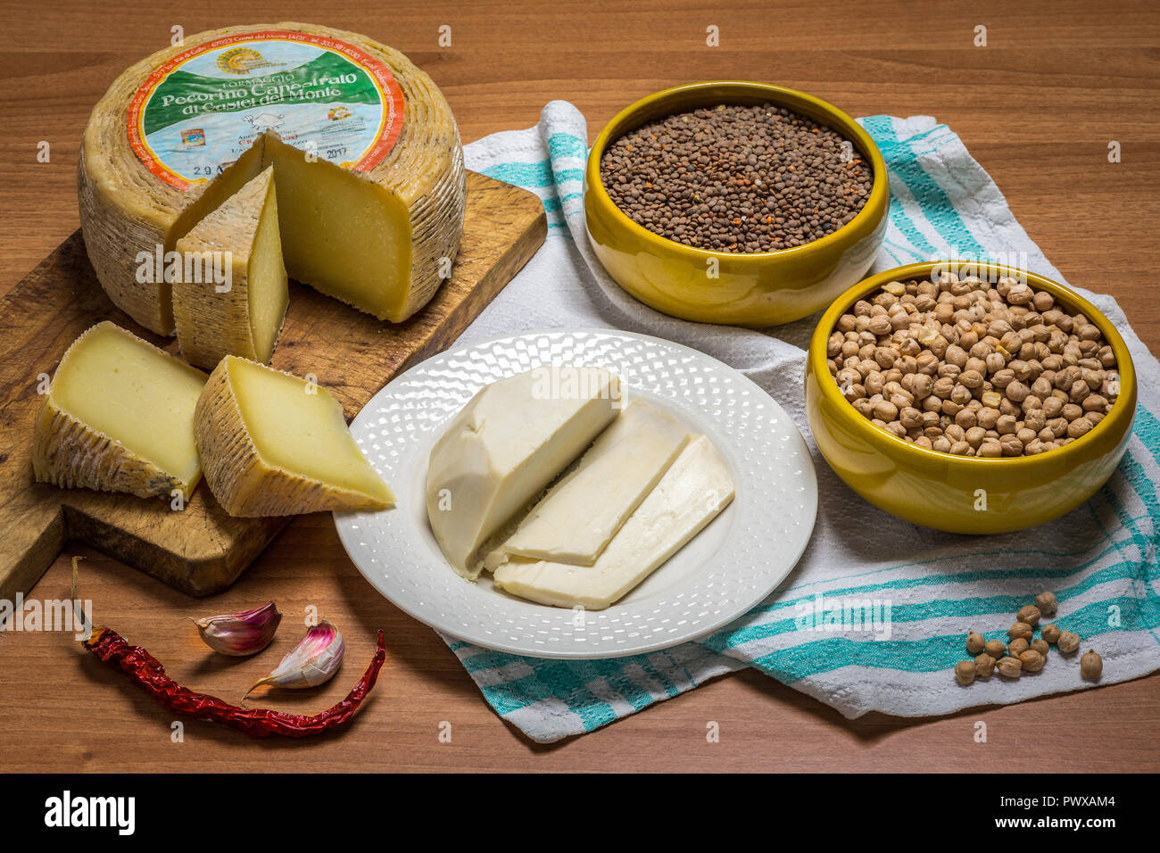 Abruzzo organic foods Stock Photo