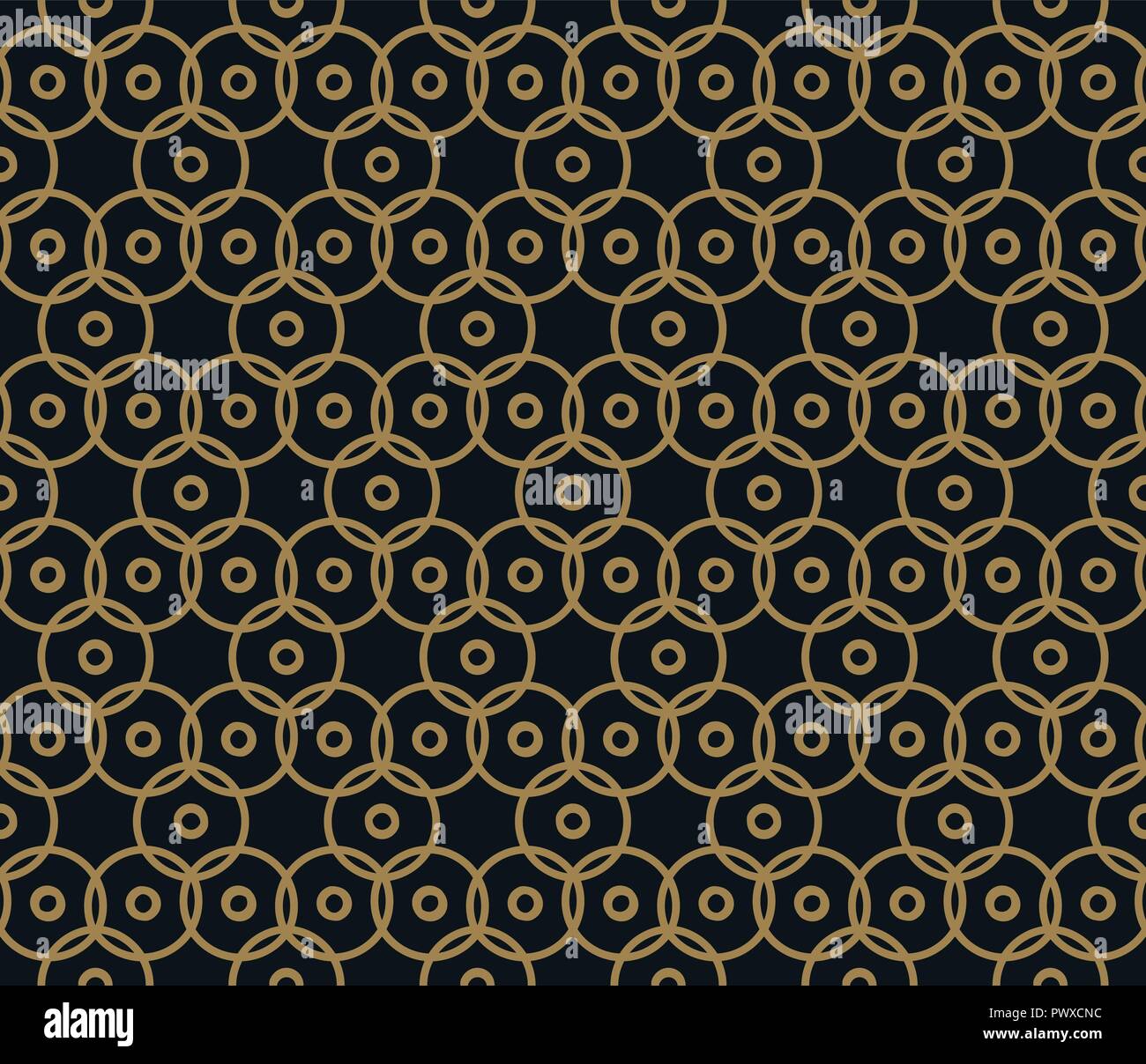 Seamless pattern. Graphic lines ornament. Floral stylish background. Stock Vector