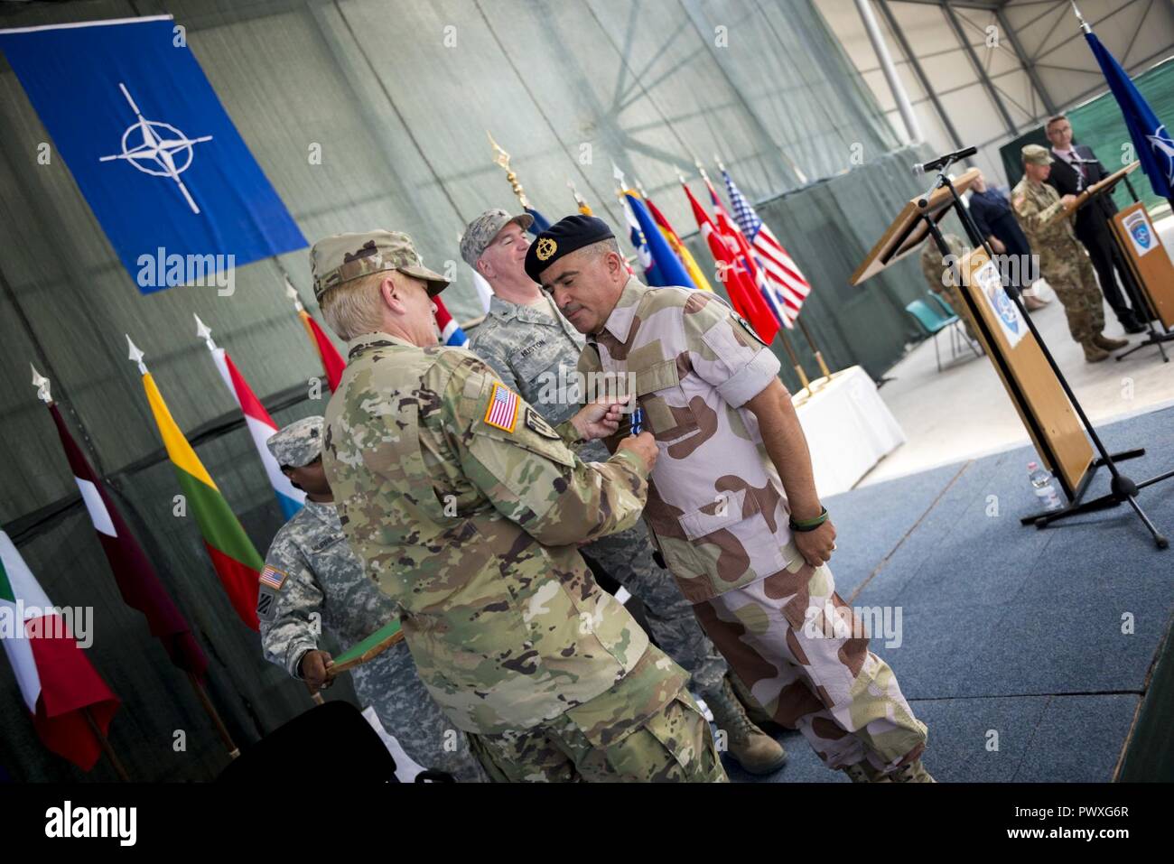 U.S. Army Brig. Gen. Giselle Wilz transfers authority of NATO ...