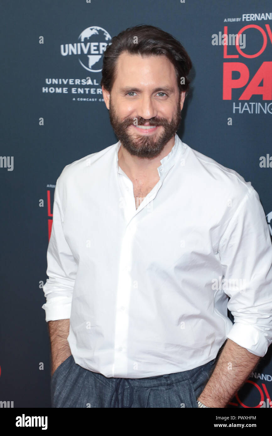 'Loving Pablo' Los Angeles Special Screening held at the London Hotel in West Hollywood, California  Featuring: Edgar Ramirez Where: Los Angeles, California, United States When: 16 Sep 2018 Credit: Sheri Determan/WENN.com Stock Photo