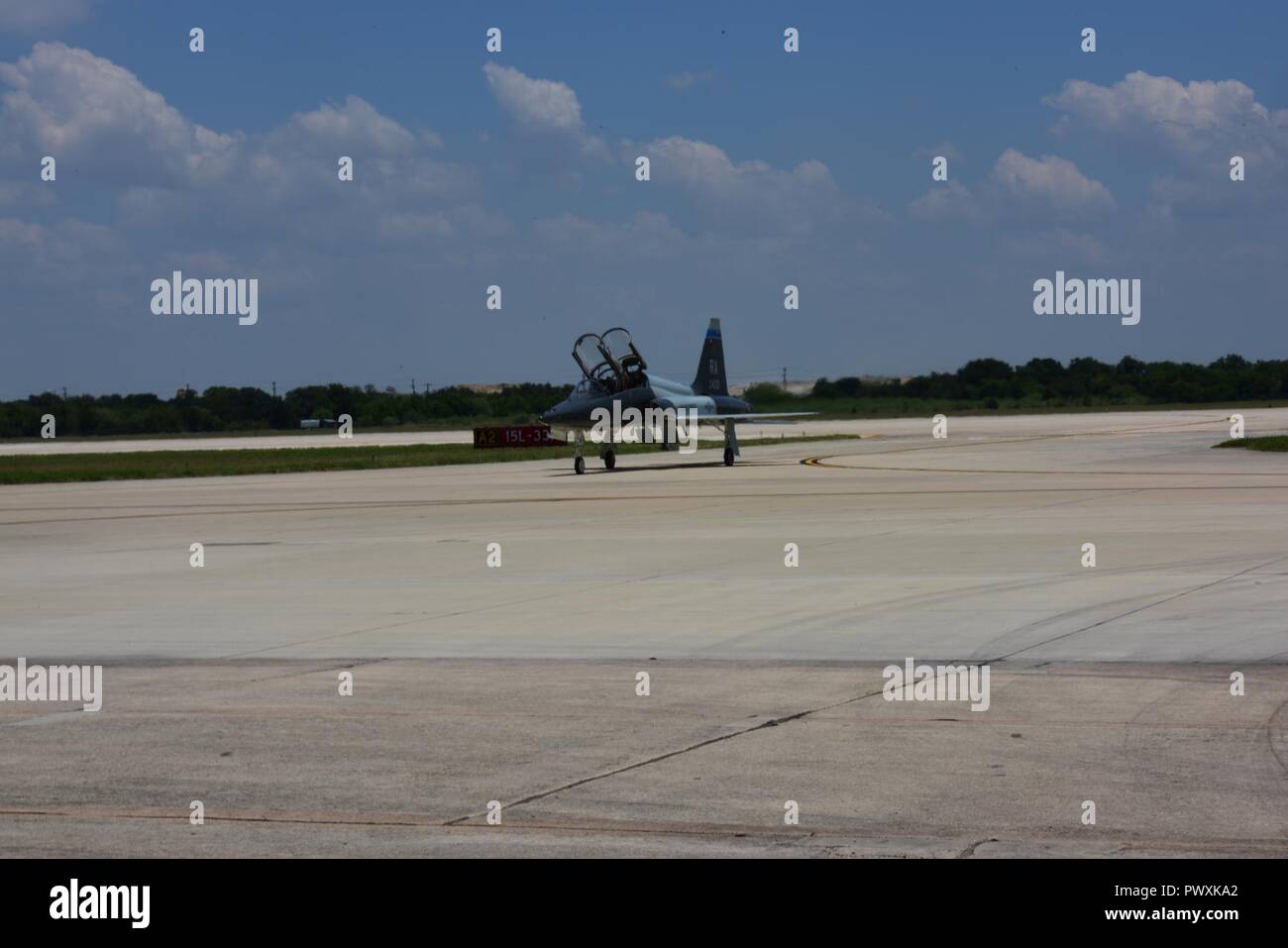 A T38C Talon taxis before takeoff at Joint Base San AntonioRandolph