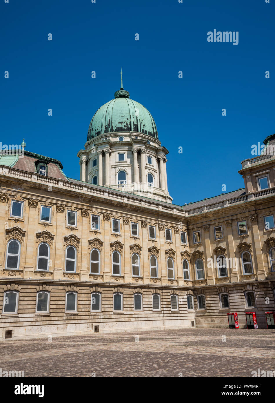 Budapest, Hungary - 7 august 2018: architecture of The Buda Castle ...