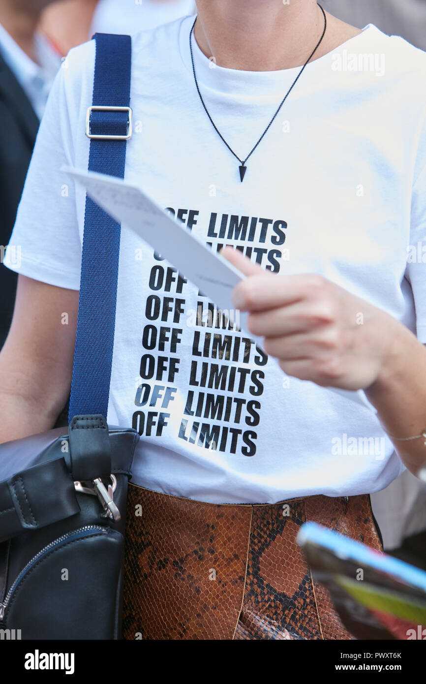 Black Shirt With White Writing High 