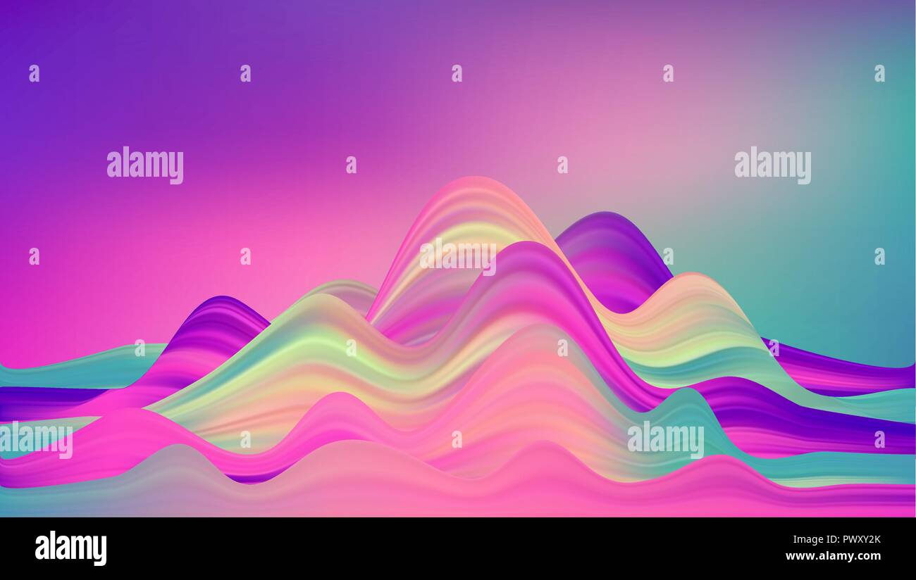 Abstract colorful vector background, color flow liquid wave Stock ...
