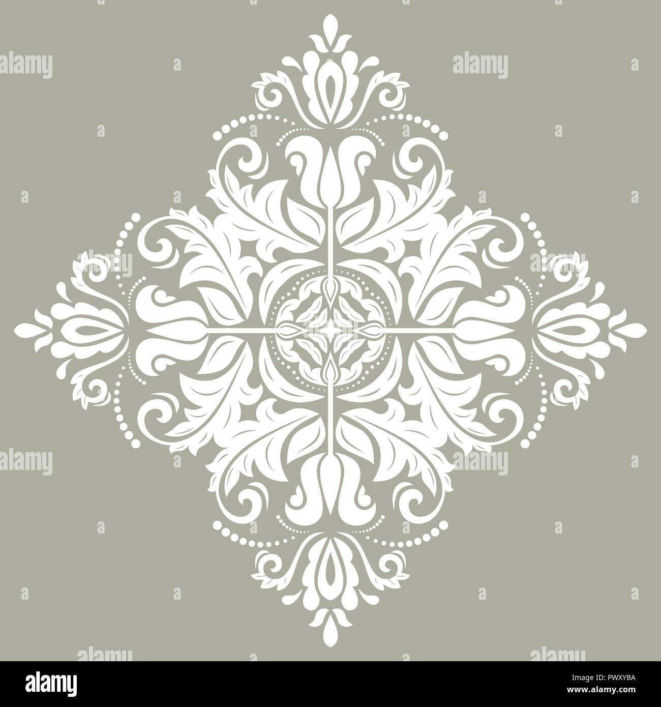 Oriental Abstract Vector Pattern Stock Vector
