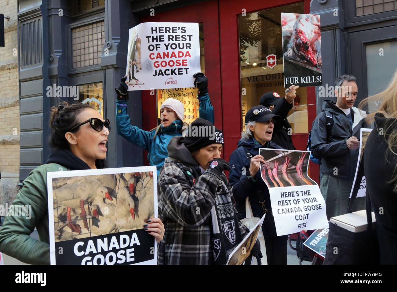 Canada goose chicago protest sales