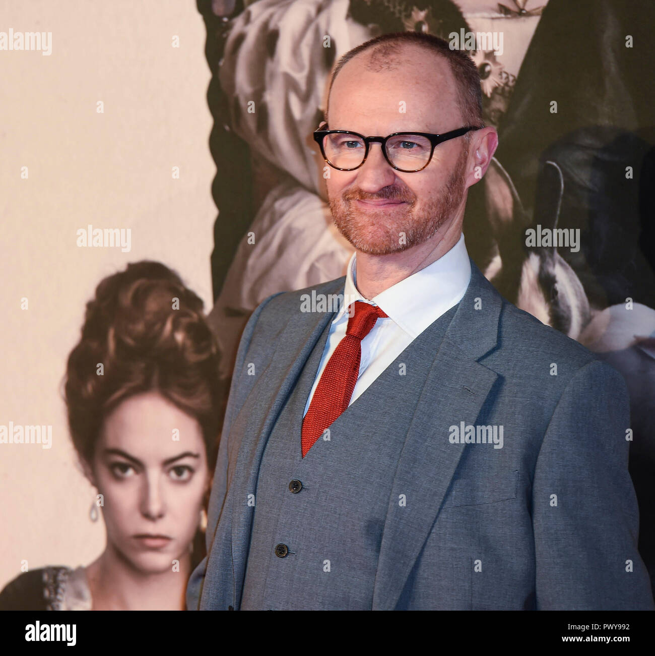 London, UK. 18th October, 2018. Mark Gatiss attends the UK Premiere of 'The Favourite' & American Express Gala at the 62nd BFI London Film Festival on October 18, 2018 in London, England. Credit: Gary Mitchell, GMP Media/Alamy Live News Stock Photo