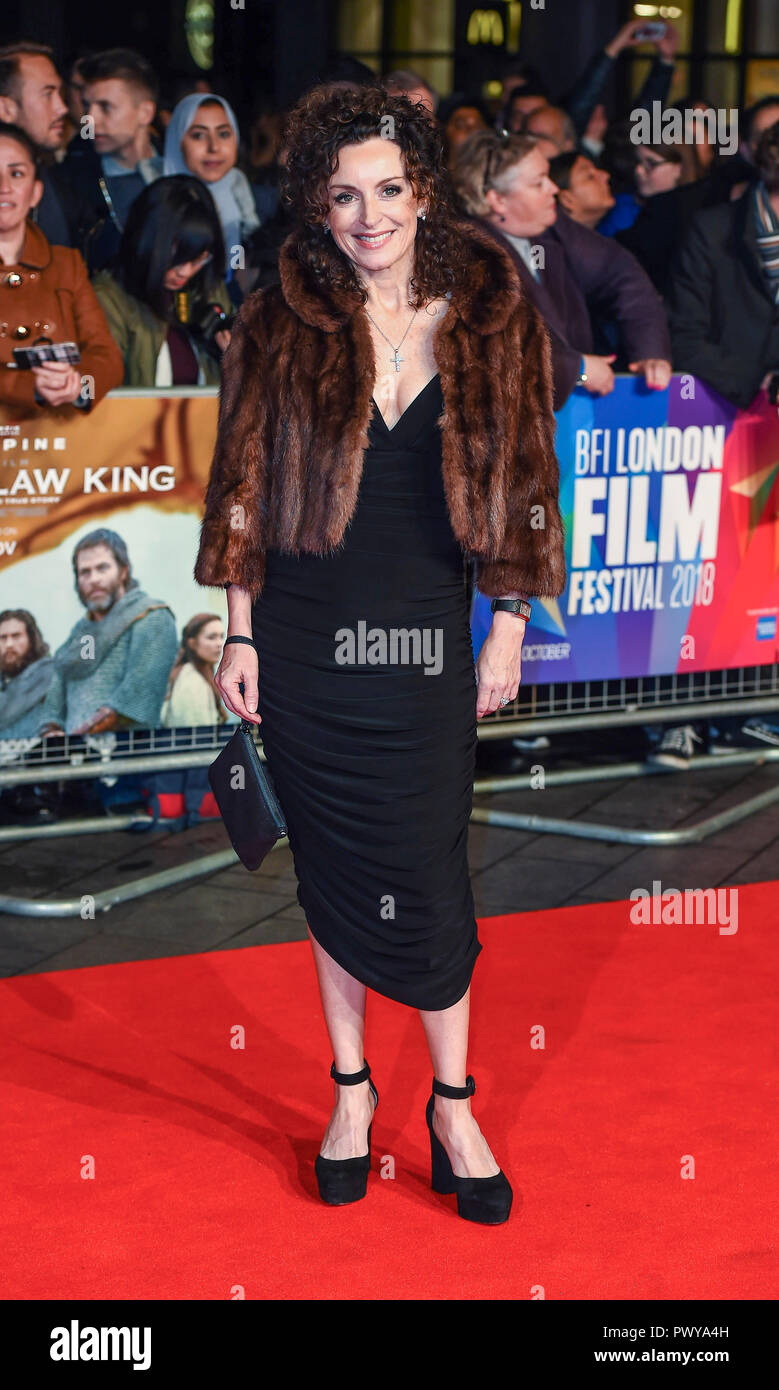 Gillian Berrie attends the 'Outlaw King' premiere at the BFI London