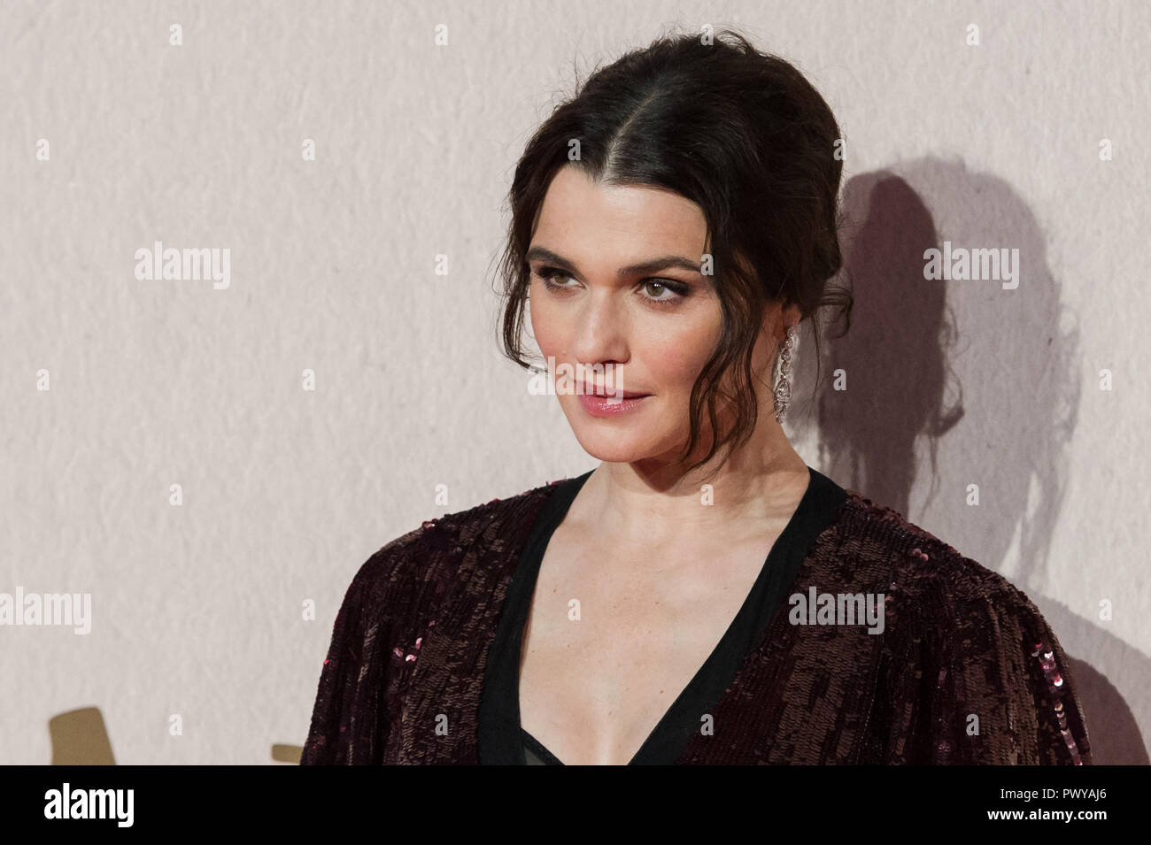 London, UK. 18th October 2018. Rachel Weisz attends the UK film