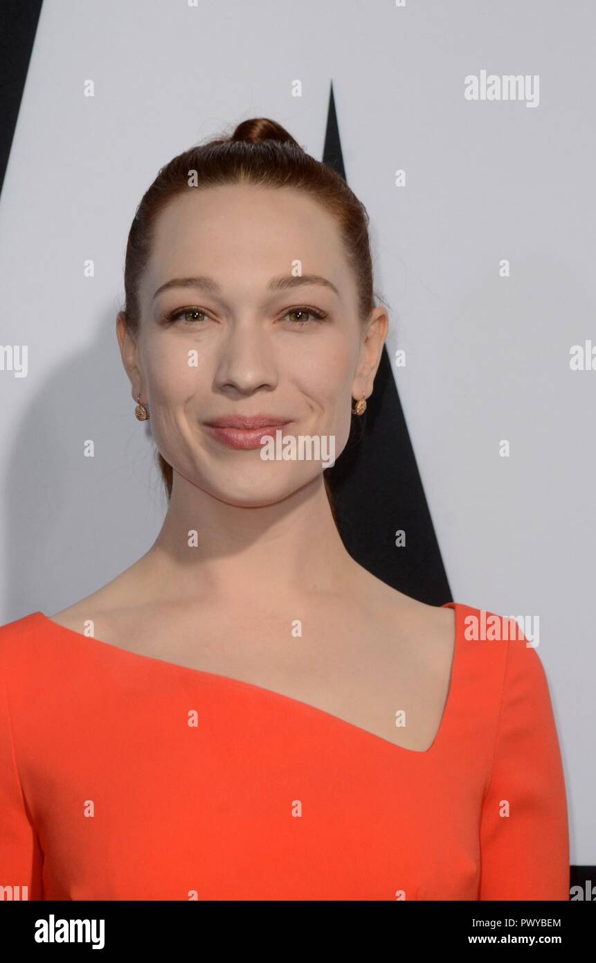 Los Angeles, CA, USA. 17th Oct, 2018. Rhian Rees at arrivals for