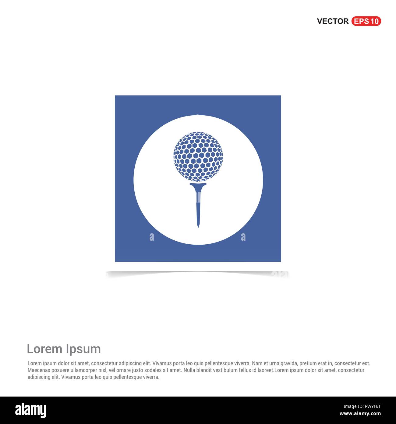 Golf swing photo illustration Stock Vector Images - Alamy