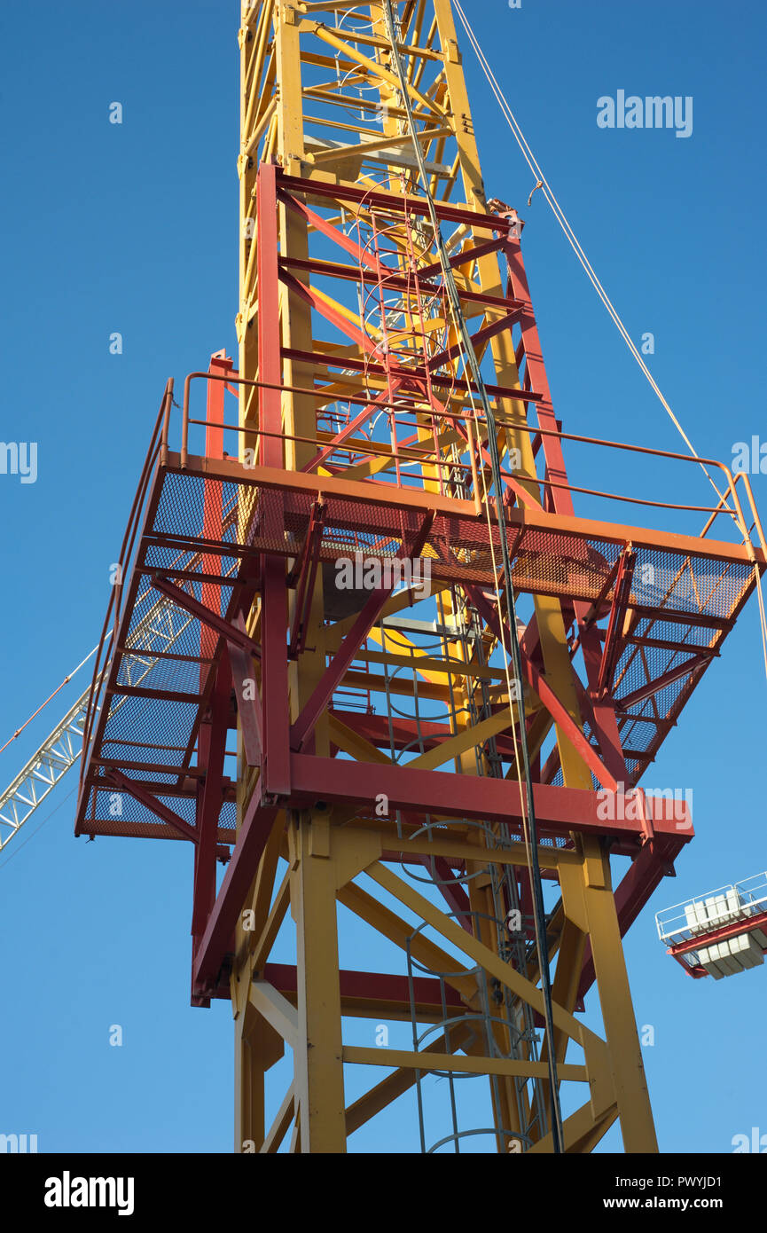 crane elevator Stock Photo Alamy