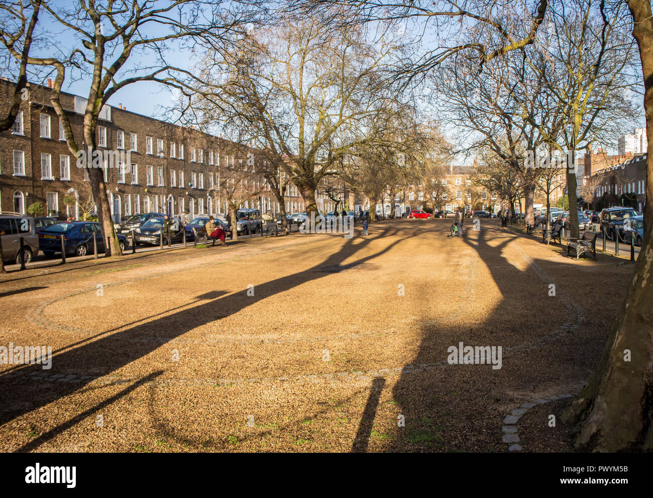 Cleaver Square Kennington London SE11 Stock Photo Alamy