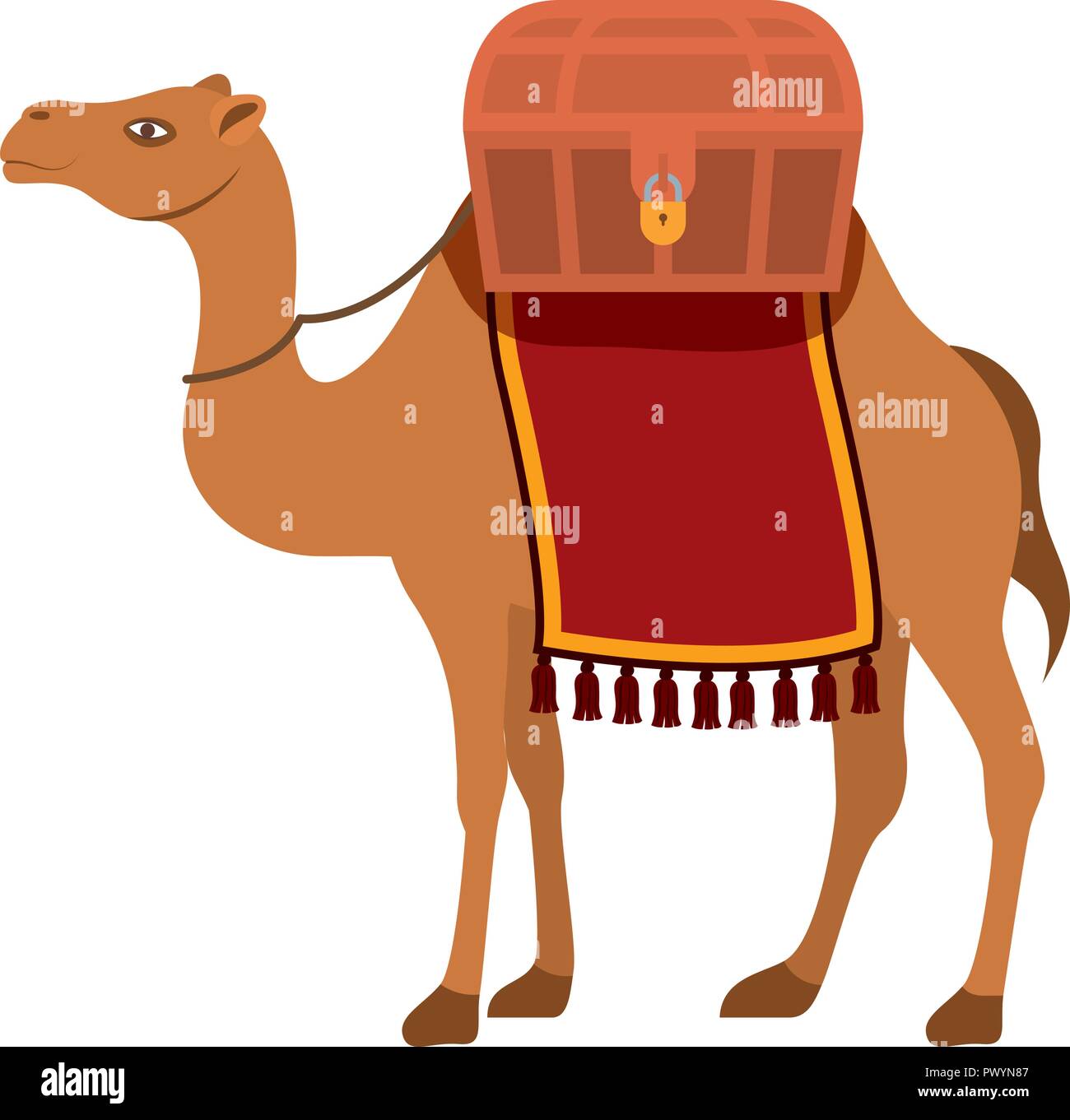 cute camel desert animal Stock Vector Image & Art - Alamy